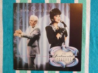 Linda Ronstadt For Sentimental Reasons 12 " X 12 " Lp - Sized Promotional Poster Flat