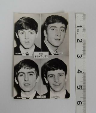 Beatles Valex Blackpool Smaller Postcard Photo Card 1963 V76 V 76