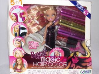 Bratz Magic Hair Color Doll And Accessories Nib