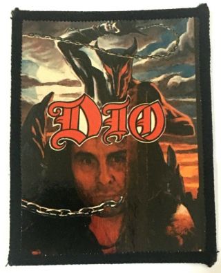 Dio - Holy Diver Old Og Vintage 1980`s Photo Card Patch