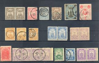 Denmark Bypost Local Stamps - Kopenhage - 23 Stamps - 0/ /  - Most Vf