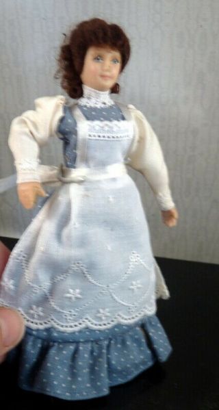 Vintage Woman Dollhouse Doll 1:12 Dollhouse Miniature