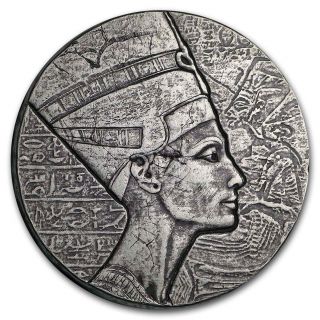 2017 Republic Of Chad 5 Oz Silver Queen Nefertiti - Sku 155130