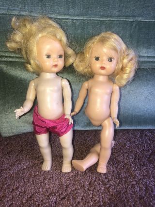 2 Nancy Ann Muffie Walker Dolls 1950’s