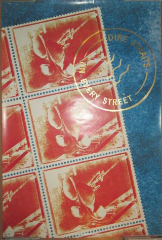 Dire Straits On Every Street,  Warner Promo Poster,  1991,  23x35,  Ex,  Mark Knopfler