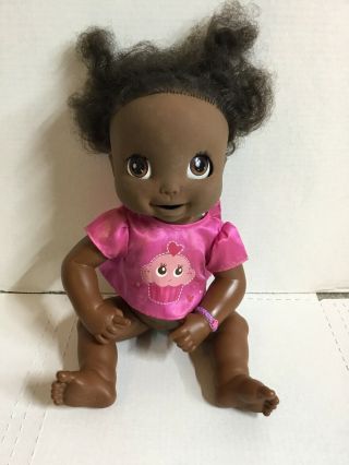 2006 Hasbro Baby Alive Soft Face African American Interactive Doll Not