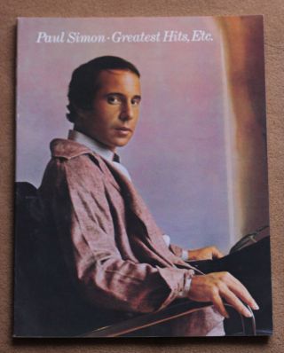 Paul Simon - Greatest Hits Etc.  - 1977 Sheet Music Song Book Lyrics Piano Guitar