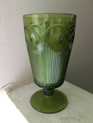 Vintage Bartlett Collins Manhattan Green Iced Tea Glasses
