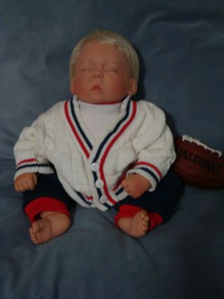 Lee Middleton Newborn Baby Boy Doll Cherish All American Boy