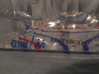 Kosta Boda Sweden Ashtray/Candle Holder Tea Light Votive Ulrica signed UHV/AA 3