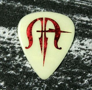 Megadeth // Marty Friedman Tour Guitar Pick // Glow - In - The - Dark/red Cacophony