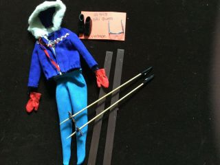 948 Vintage Barbie Outfit 948 Ski Queen (1963),  Htf Gloves