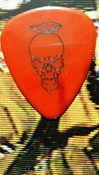 Zz Top Dusty Hill 2010 Tour Guitar Pick (red Angel) - Angelic Price