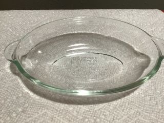 Vintage Pyrex By Corning Clear Glass Oval Bowl 1 Cup 328 Usa