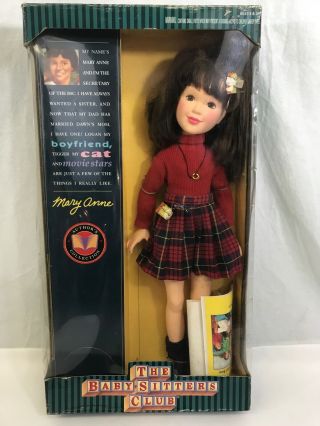 Vintage 1993 Kenner The Baby Sitters Club 19 " Doll Mary Anne Complete W Box