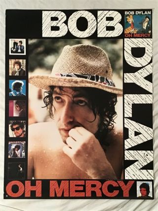 Bob Dylan 1989 Promo Poster Oh Mercy