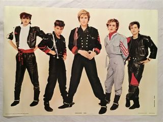 Duran Duran 1982 Poster Anabas England Standing