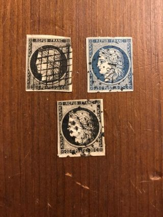 France Stamp 3 6 H $85