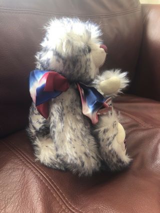 Cotswold Bear Teddy Hand Made Mohair Union Jack 2
