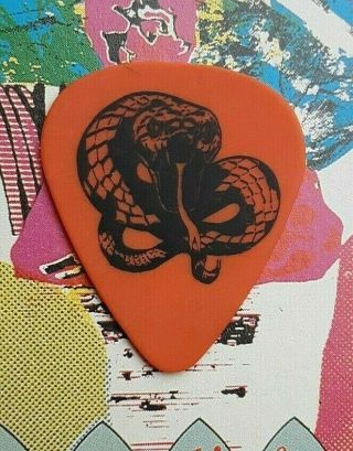 Whitesnake Reb Beach Orange Guitar Pick -