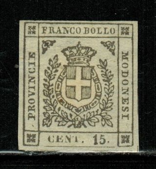 Italy Modena 11 1859 No Gum Cv $2,  300