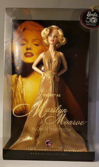 Barbie Doll As Marilyn Monroe Blonde Ambition Pink Label 