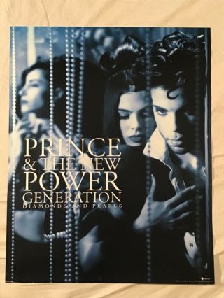 Prince 1991 Promo Poster Diamonds And Pearls Power Generation