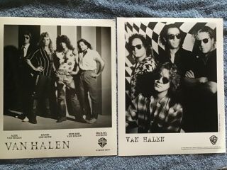 Van Halen Two Press Kit Photos Sammy Hagar David Lee Roth Poster