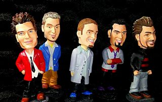 Nsync Bobblehead Set Of 5; 2001 Best Buy; Timberlake,  Bass,  Fatone,  Chasez,  Kirk