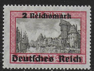 German Reich Stamps 1939 Mi 729x Signed Peschl Mnh Vf