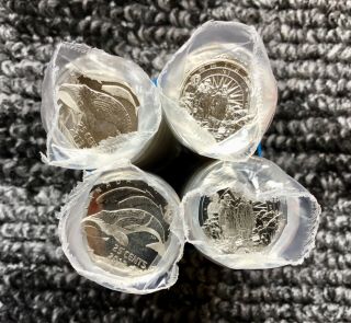 2013 Canada 100th Anni.  Of Arctic Expedition Quarter 25 Cent Of 4 Coin Rolls Set