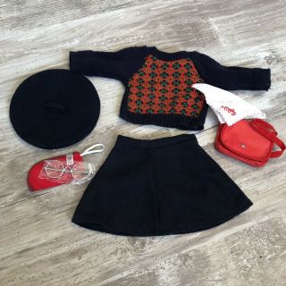 American Girl Molly Mcintire Historical Meet Outfit & Accessories - Near Complete