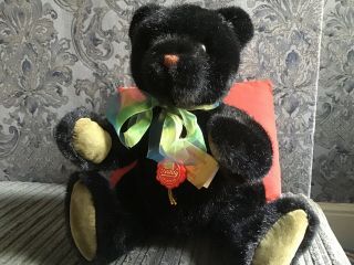 Gorgeous Black Teddy Bear By Teddy Hermann.