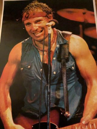 Bruce Springsteen Born In The Usa Great Live Concert Poster 1984/85 23” X 35”