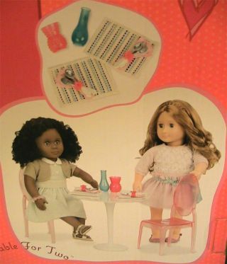 Our Generation Table For Two Tea Party Set For American Girl Dolls