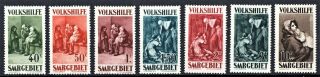Germany - Saargebiet 1929 Christmas Charity Fund - Full Set - L H See Pic