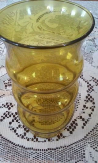 Vintage Unique Hand Crafted Glass Vase