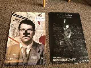 Met Opera Posters: Shostakovich The Nose And John Adams Dr.  Attomic