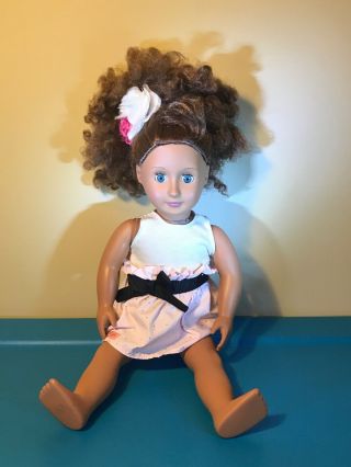 Our Generation Doll By Battat 18 Inches Tall Brown Hair & Blue Sleep Eyes