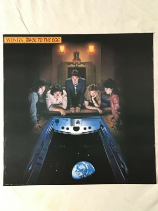 Paul Mccartney Wings 1979 Promo Poster Back To The Egg