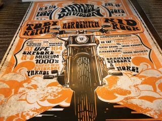 2013 Harley Davidson Aerosmith Toby Keith Kid Rock Concert Poster 11x17 3