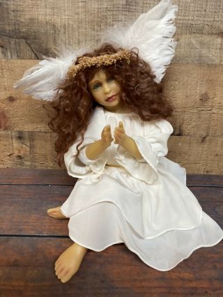 Praying Angel Girl By Diane Keeler Doll 10”
