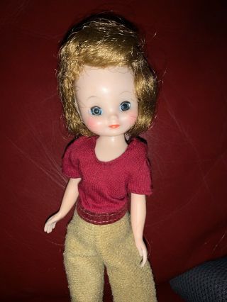 Vtg American Character Betsy Mccall 8” Doll In Felt Outfit Tlc