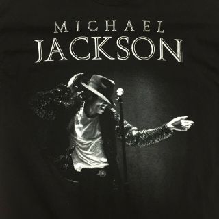 Michael Jackson Smooth Criminal Black Short Sleeve T Shirt Sz Xl Hane 