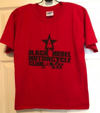 Black Rebel Motorcycle Club T - Shirt (red) - Juniors/misses Size Large