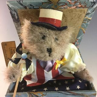 Uncle Sam Teddy Bear Jack In The Box Artist Bear