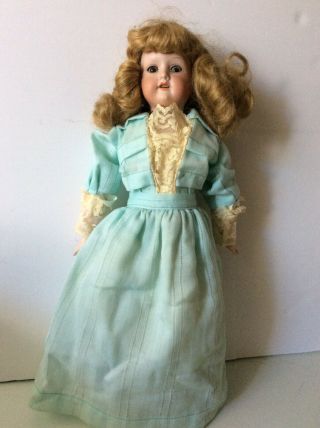 Antique Armand Marseille Bisque 370 Doll Germany 17” A.  M.  4/0