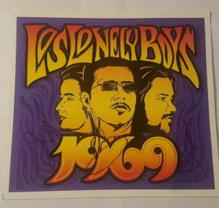 Los Lonely Boys Autographed Signed Promo Piece