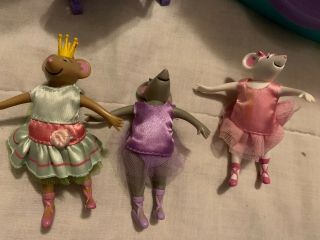 Angelina Ballerina Mouse And Friends 3.  25 " Poseable Figures