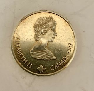 1987 Canada 1/4 Oz Proof Gold $100 Calgary Olympics